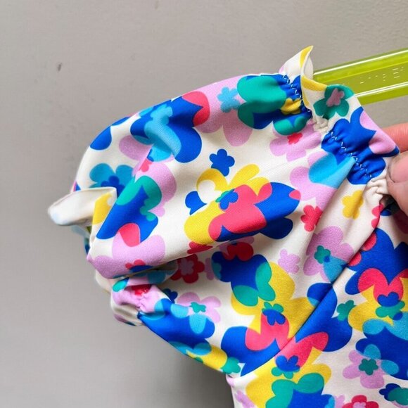 Mini Boden Puff Sleeve One-Piece Swimsuit‎ Size 2-3y - Picture 2 of 5
